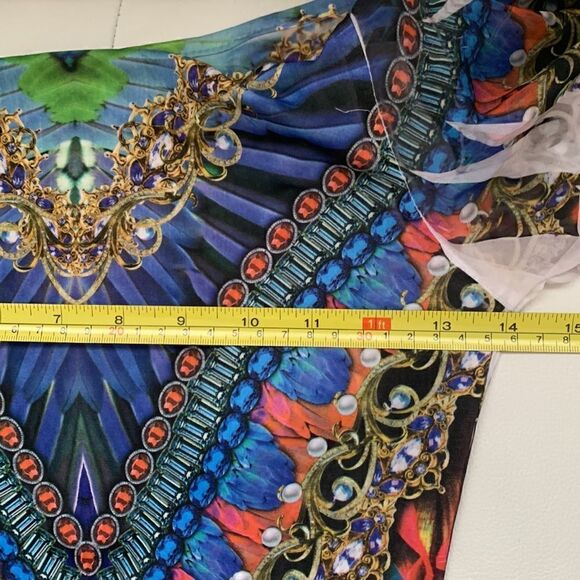 Chesley Open Back Long Sleeve Mini Dress Size S - Picture 6 of 12